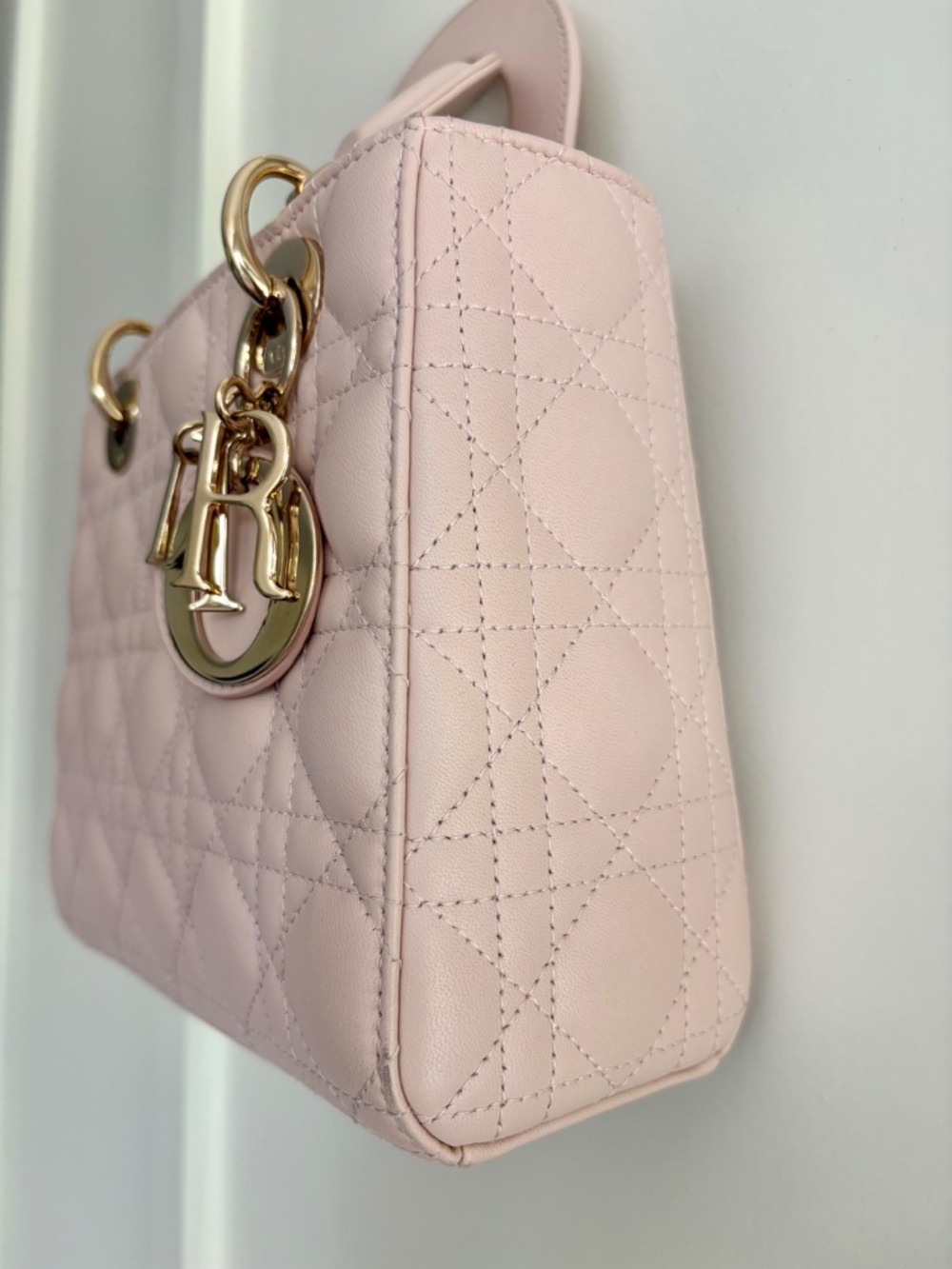 ABC Small Christian Dior Pink Lambskin Bag – Authentic Luxury Icon - Picture 11 of 17